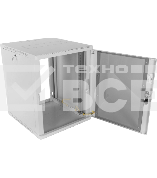 Шкаф ЦМО телекоммуникационный настенный сварной 12U (600  350) съёмные стенки, дверь стекло