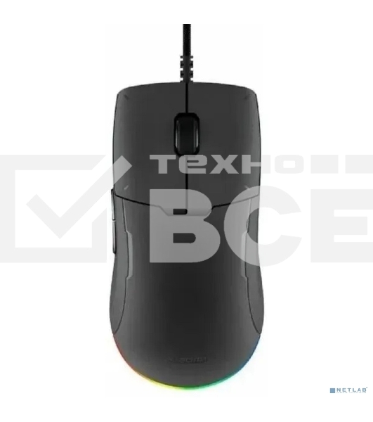 Мышь проводная Xiaomi Gaming Mouse Lite черный, 6200 dpi, USB, кнопки - 5