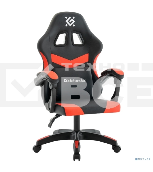 Игровое кресло Defender Pride чер/крас, класс 4, PU, 2 подушки T