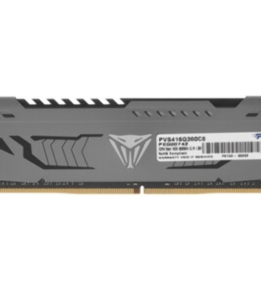Оперативная память Patriot Viper Steel, DDR4, 16GB (2x8 GB), 3600 MHz, CL18, DIMM, радиатор, черный