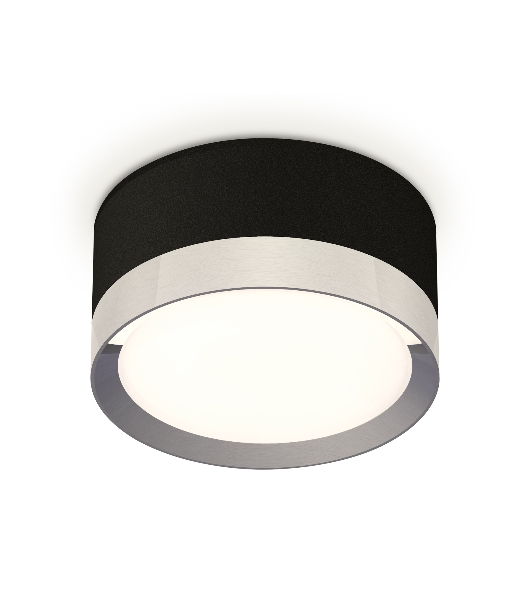 Светильник Ambrella Light XS8102006 SBK/PPH черный песок/графит полированный GX53 (C8102, N8133)
