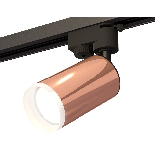Светильник Ambrella light XT6326012 PPG/SBK/FR золото розовое полированное/черный песок/белый матовый MR16 GU5.3