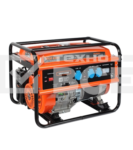 Электрогенератор бензиновый Patriot Max Power SRGE 6500, 5.5 кВт, 78 дБ, 72 кг
