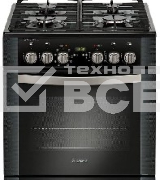 Плита комбинированная Gefest 6502-03 0044 черный, конфорок 4 газовых, духовка 55 л, 60 см x 85 см x 60 см