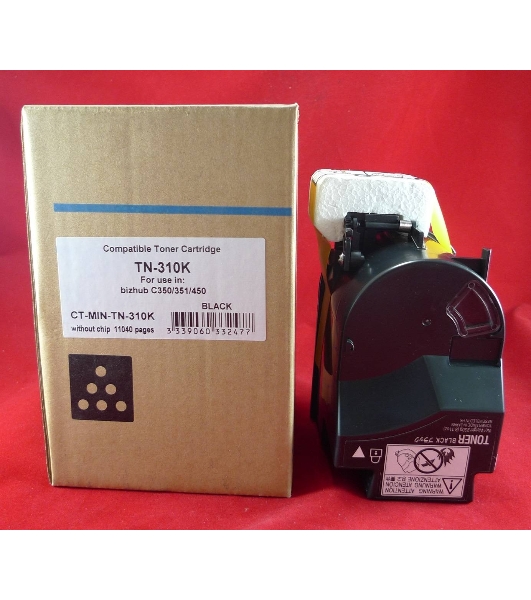 Тонер-туба Konica-Minolta bizhub C350/351/450 черный TN-310K (туба, 230 гр.) JPN