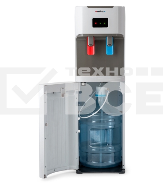 Кулер для воды HotFrost V115AE напольный, электронный, «push» - кран, белый
