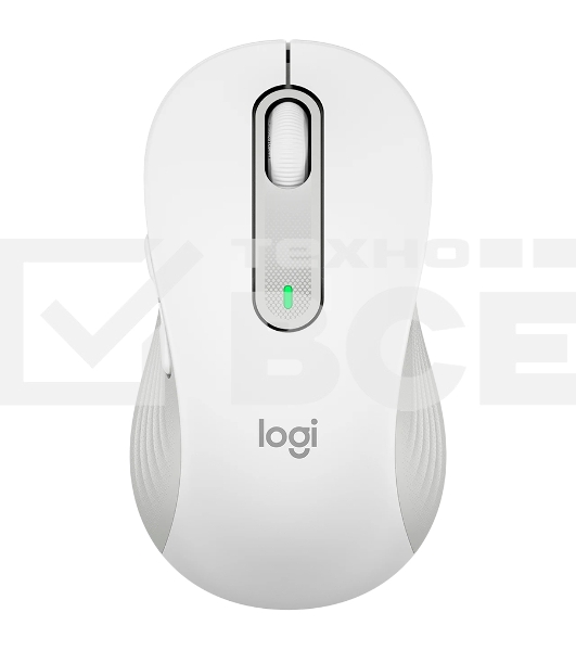 Мышь беспроводная Logitech Signature M650 L белый, 4000 dpi, радиоканал, Bluetooth, USB, кнопки - 5