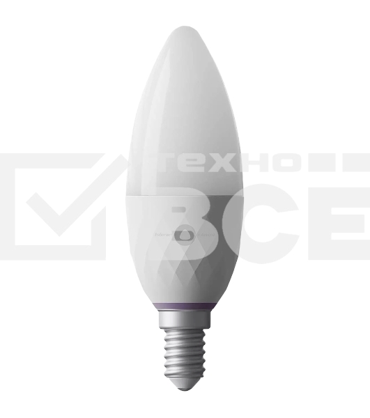 Умная лампа Yandex YNDX-00017 E14 4.8Вт 430lm Wi-Fi (упак.:1шт)
