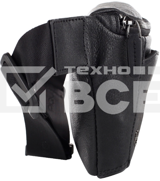 Сумка на пояс Piquadro Black Square CA2174B3/N, черный, натур.кожа
