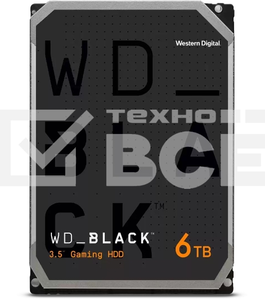 Жесткий диск Western Digital  BLACK WD6004FZWX 6ТБ 3,5