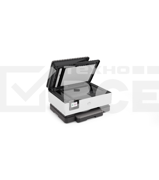 МФУ струйный HP OfficeJet 8023 (1KR64B), A4, цвтной, печ. до 20 стр/мин. (ч/б), до 10 стр/мин. (цвет), скан. до 8 стр/мин. (ч/б) 3.5 стр/мин. (цвет), 1200 x 1200 dpi, USB, RJ-45, Wi-Fi, Air Print