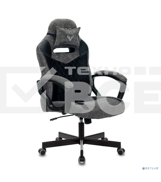 Кресло игровое Бюрократ VIKING 6 KNIGHT B FABRIC черный крестовина металл/пластик