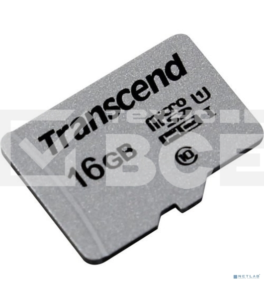 Флеш карта microSD 16GB Transcend microSDHC Class 10 UHS-1 U1, (без адаптера), TLC
