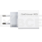 Сетевое зарядное устройство GOPOWER 1USB+1TYPE-C 20W QC3.0 00-00028401 WHITE, фото 1