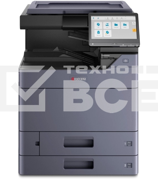 МФУ лазерный Kyocera TASKalfa 2554ci (1102YP3NL0/1102YP3NLV), A3, цветной, печ. до 25 стр/мин. (А4 ч/б) до 12 стр/мин. (А4 цвет), скан. до 200 стр/мин (двустороннее), 1200 x 4800 dpi (печать) 600x600dpi (скан.), USB, Ethernet, без крышки/тонера