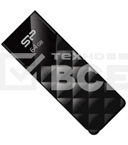 Флешка USB Silicon Power R/W USB Drive 64Gb Ultima U03 SP064GBUF2U03V1K USB2.0, Black