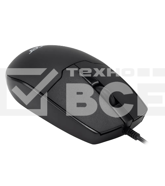 Мышь проводная Acer OMW126 черный, 1200 dpi, USB, кнопки - 3