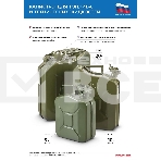 Канистра для топлива, металлическая, 5 литров Россия, фото 1
