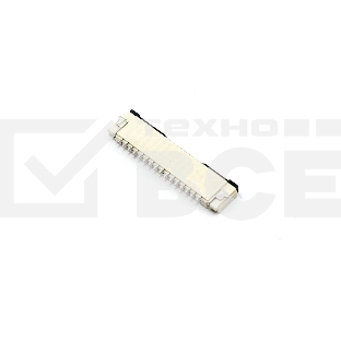 Разъем FPC Flip-Lock 1010-16RLGF 16 pin высота 1мм шаг 1мм