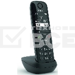 Дополнительная трубка Dect Gigaset AS690HX черный для AS690, фото3