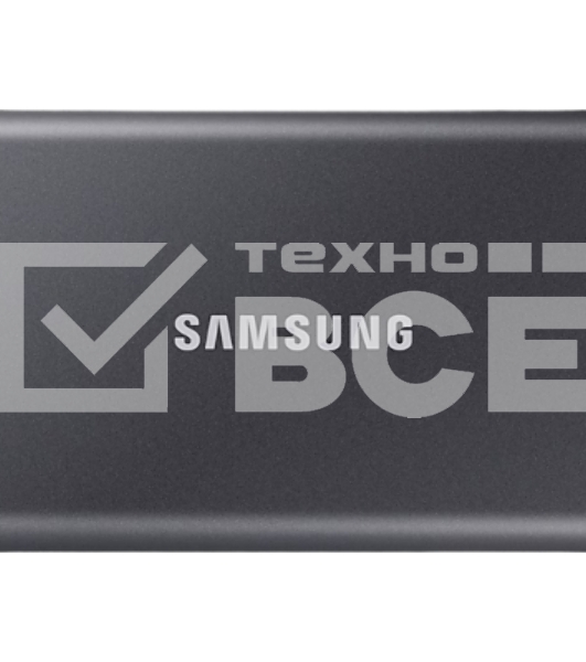Внешний SSD Samsung T7, 2TB, USB 3.2 Gen 2 Type-C, R/W 1050/1000, титан