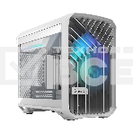 Компьютерный корпус без блока питания Fractal Design Torrent Nano RGb TG Clear Tint, Mini-Tower, 1x180мм RGb, 2xUSB-A 3.2 + 1xUSB 3.2 Type-C mITX, mDTX белый, фото5