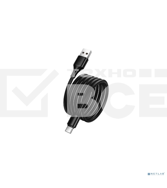 Кабель USB HOCO X120 Type-C/ 1m/ 3A/ черный