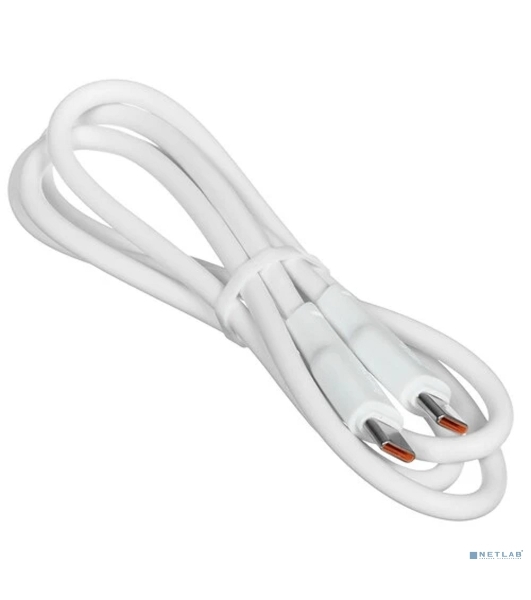 Кабель USB2.0 Hoco Type-C/Type-C, 5А, 240Вт, X93, 1м, белый, коробка