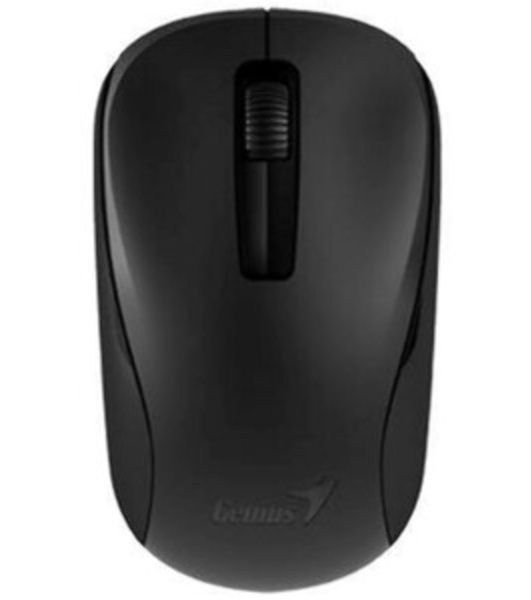 Мышь беспроводная Genius NX-7005 черный, 1200 dpi, радиоканал, USB, кнопки - 3