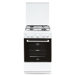 Плита газовая Cezaris ПГ 2150-00 белый, конфорок 4 шт, духовка 43 л, 51 см x 85 см x 55 см, фото2