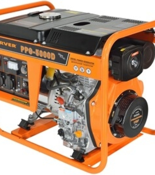 Электрогенератор бензиновый Carver PPG-5000DE, 3.6 кВт, 101 дБ, 75 кг