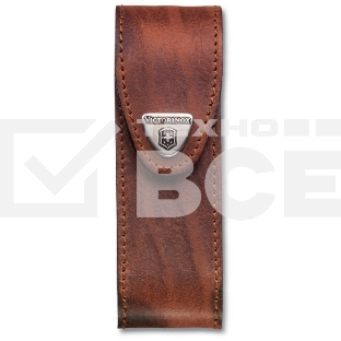 Чехол из нат.кожи Victorinox Leather Belt Pouch (4.0547) коричневый с застежкой на липучке без упаковки