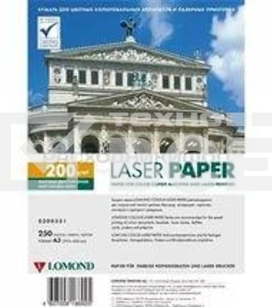 Фотобумага LOMOND Двухсторонняя Матовая, для лазерной печати, 200 г/м2, A3/250л.