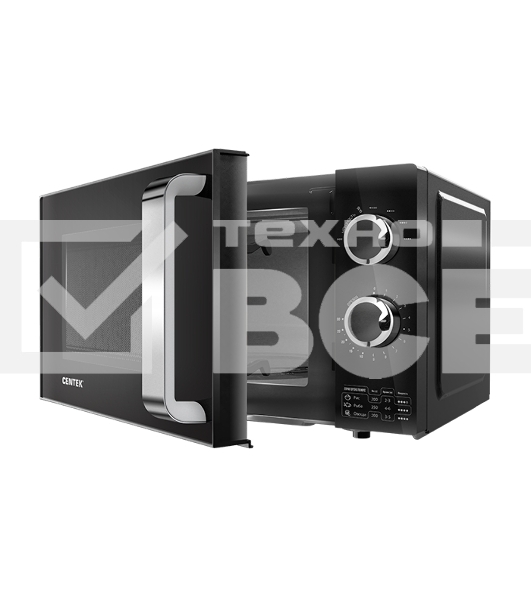 Микроволновая печь Centek CT-1570 черный 23л 900Вт поворотный механизм