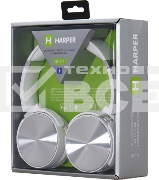Гарнитура Harper Bluetooth HB-217 белый