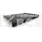 Полка стационарная Hyperline TSH3L-650-RAL9004 (TSH3L-650-RAL9005) глубина 650 мм, с боковым креплением, нагрузка до 20 кг, для шкафов серии TTB, TTR, TTC2, 485х650мм (ШхГ), цвет черный, фото 1
