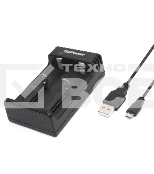 З/У для аккумуляторов GoPower LiCharger 4 Ni-MH/Ni-Cd/Li-ion/IMR 2 слота (1/100)