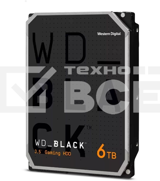 Жесткий диск Western Digital  BLACK WD6004FZWX 6ТБ 3,5