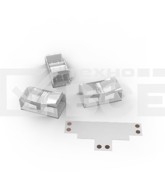 Набор коннекторов Basic: Т-образный коннектор, 3 клипсы, 8-10 мм, IP20