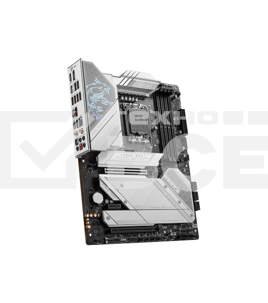 Материнская плата MSI MPG Z790 EDGE TI MAX WIFI, LGA 1700, Intel Z790, 4xDDR5, 8xSATA, 5xM.2, 1xPCIe 5.0 x16, 1xPCIe 4.0 x16, 1xPCIe x1, 1xHDMI, 1xDP, 1x 2.5Gb LAN, 4xUSB-A 3.2 Gen 2, 4xUSB-A 3.2 Gen 1, 1xUSB-C 3.2 Gen 2, 1xUSB-C 3.2 Gen 2x2, 5x3.5 мм, 7.