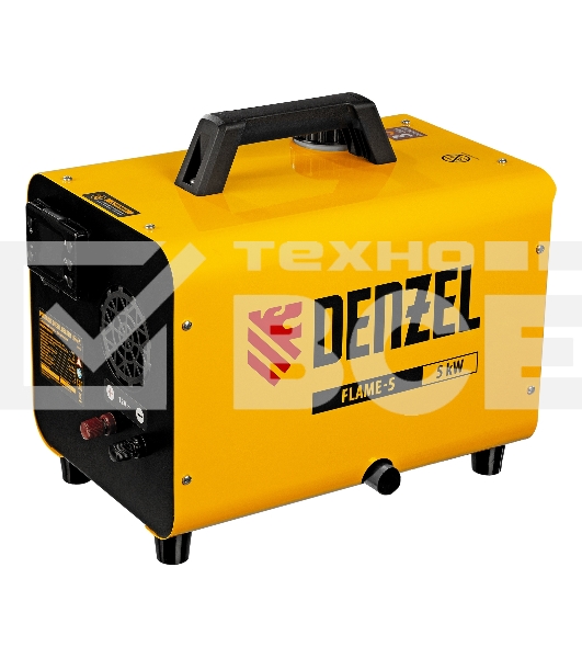 Дизельная тепловая портативная пушка Denzel Flame-5, 5кВт, 300м3/ч, непр.наг., циф. терм.
