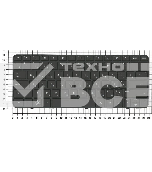 Клавиатура для ноутбука HP Pavilion DM1-3000 DM1-4000 черная