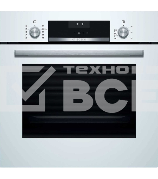 Встраиваемый духовой шкаф электрический Bosch HBJ558YW3Q белый