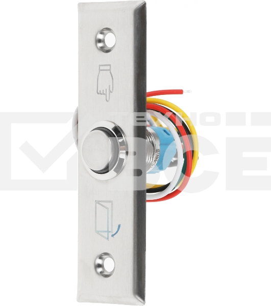 Кнопка выхода Tantos TDE-02 Light (00-00017678) серебристый