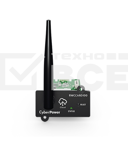 Карта облачного мониторинга Cloud monitoring card CyberPower RWCCARD100 NEW для 1ф устройств, беспроводная, Wi-Fi