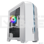 Компьютерный корпус GameMax Centauri, без БП, (ATX,Бело-голуб,USB 3.0, Зак.стек.,1*120мм. RGb, пыл.фильтр), белый/синий, фото4