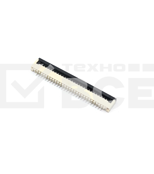 Разъем FPC Flip-Lock 1010-28RLGF 28 pin высота 1мм шаг 1мм