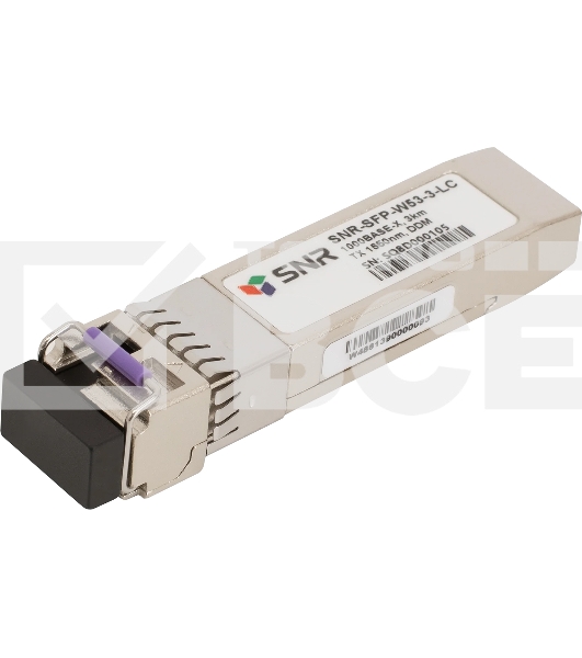Модуль SFP WDM, дальность до 3км LC (6dB), 1550нм