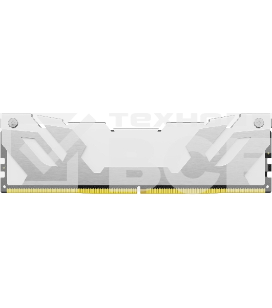 Оперативная память Kingston Fury Renegade, DDR5, 32GB (1x32GB), 6400MHz, CL32, DIMM, радиатор, белый