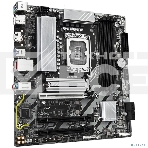 Материнская плата Gigabyte B860M DS3H (rev. 1.0), LGA1851, Intel B860, 4xDDR5, 4xSATA, 2xM.2, 1xPCIe 5.0 x16, 2xPCIe 4.0 x1, 2xDP, 1xHDMI, 1x2.5Gb LAN, 1xUSB-C 10Gbps, 2xUSB-A 10Gbps, 6xUSB-A 5Gbps, 7xUSB-A 2.0, 3x3.5мм, 7.1, mATX, фото 1